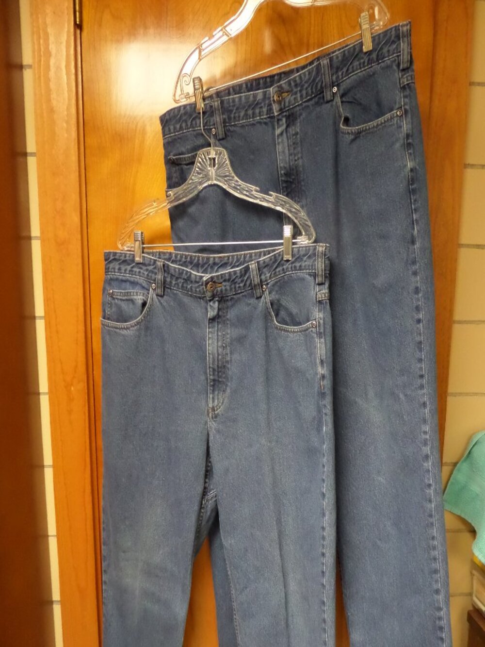 Duluth Trading 34211 Mens Jeans Two Pair Size 40X30 Good Clean Condition